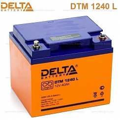 Аккумулятор 12V40 L DTМ Delta(DТМ 1240 L)
