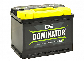 Аккумулятор 6СТ-65 (R) DOMINATOR