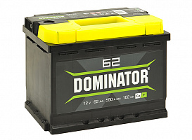 Аккумулятор 6СТ-62 (LR) DOMINATOR