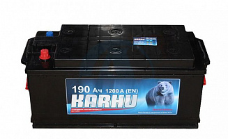 Аккумуляторная батарея 6СТ-190 KARHU(+справа) болт