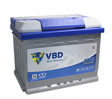 Аккумулятор 6СТ-60 R VBD обратной пол.