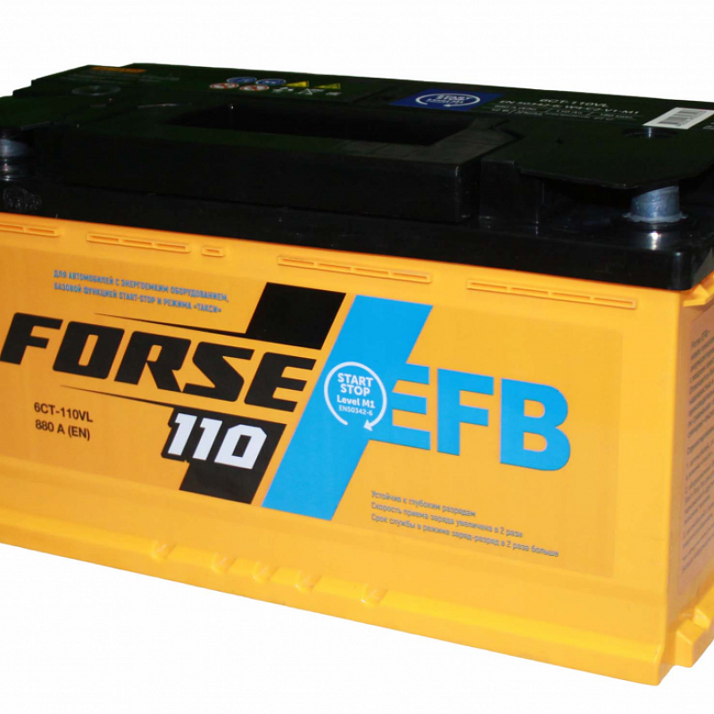 Аккумулятор 6СТ-110 VL(1) FORSE "EFB"