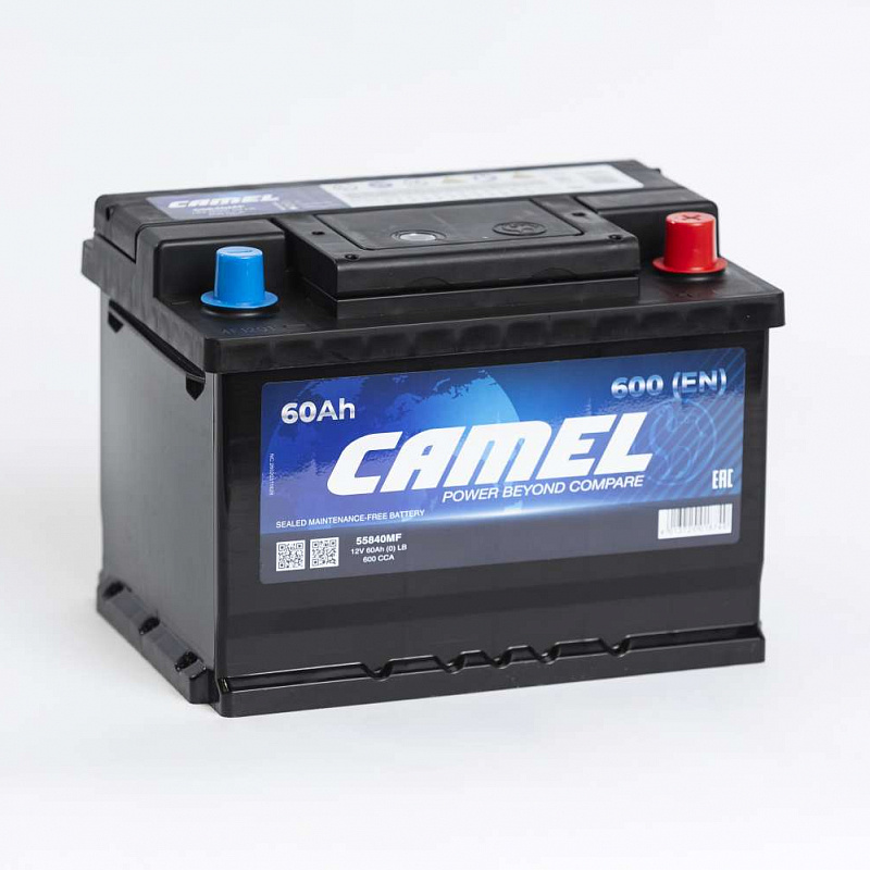 Аккумулятор 6СТ-60 Ah(0)(56219MF) CAMEL