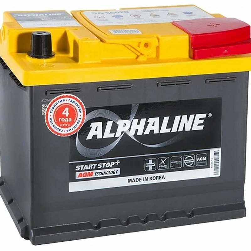 Аккумулятор AlphaLINE AGM 60 обр. (L2.0., SA 56020) 