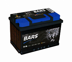 Аккумуляторная батарея 6СТ-75 прям.BARS