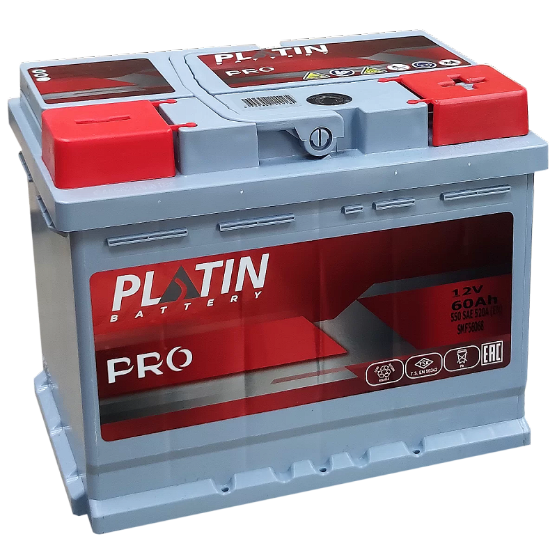 Аккумуляторная батарея 6СТ-60 Ah R+ (SMF 56068 ) PLATIN PRО