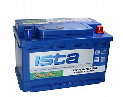 Аккумулятор 6СТ-75 А1 о.п. ISTA STANDART (синяя)(760EN)