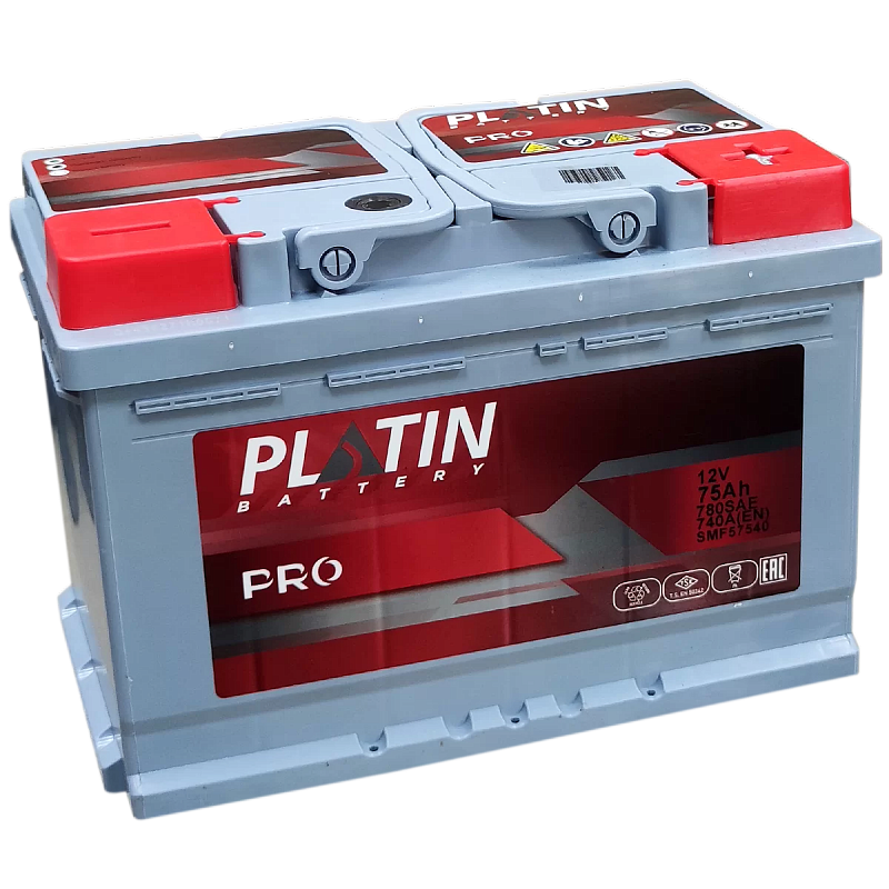 Аккумуляторная батарея 6СТ-75 Ah R+ (SMF 57540 ) PLATIN PRО